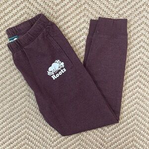 Roots - Classic Tapered Sweat Pants - Heathered Dark Red - Small
